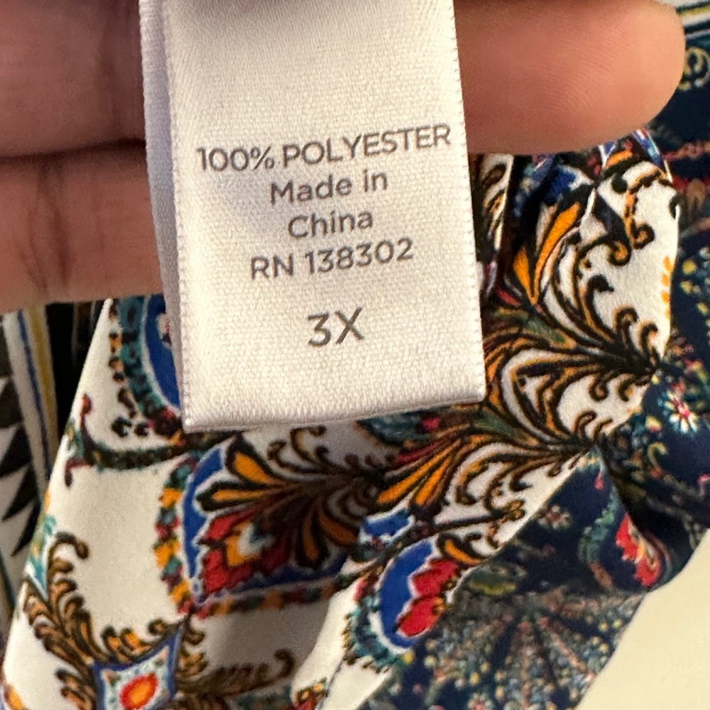 Avenue Open Shoulder Dress Size 3X - Picture 9 of 14